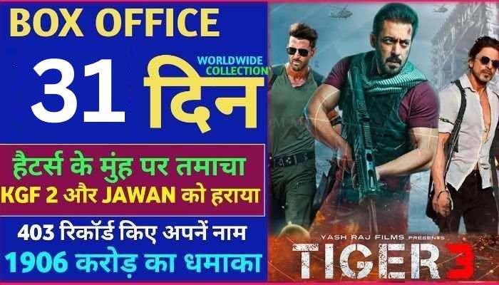 Tiger 3 Box Office Collection Day 31