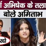 Amitabh said this for the first time on Aishwarya Abhishek's divorce, the whole truth came out