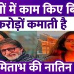 Big B's granddaughter Navya Nanda is the owner of crores of rupees without doing any film