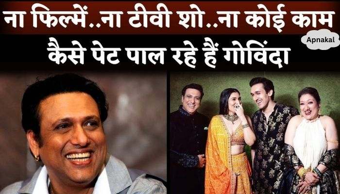 How is actor Govinda's household expenses managed without work