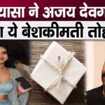 Ajay Devgan gets emotional after seeing this beautiful gift he got from daughter Nysa