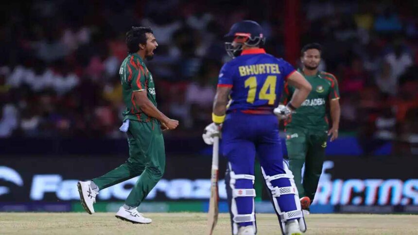 Bangladesh's blockbuster win, Tanjim Hasan Sakib's big blast against Nepal