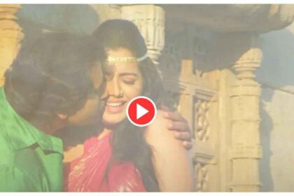 Dinesh Lal Yadav and Amrapali's romantic song is going viral, kissing scene increases the heat