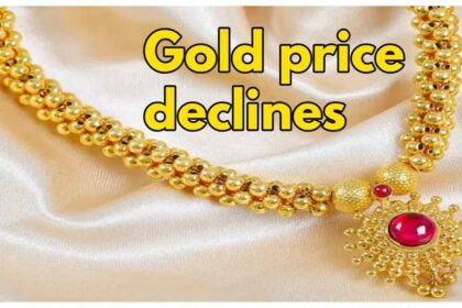 Gold Rate Today Gold prices fell on Monday, check the price of 10 grams of gold