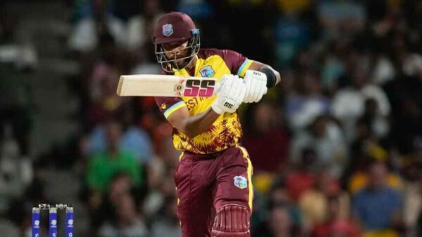 Hope's 82 helped West Indies win the T20 World Cup Super 8 match by 9 wickets