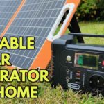 Make good use of solar energy in life, this portable generator will provide you with electricity!