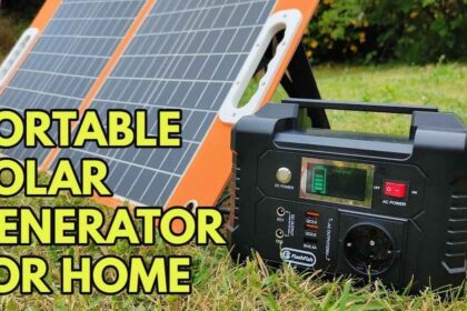 Make good use of solar energy in life, this portable generator will provide you with electricity!