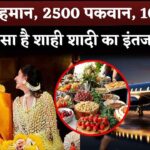 Anant Ambani-Radhika Merchant Wedding 2500 Dishes, 100 Charter Plane And 5000 Guest