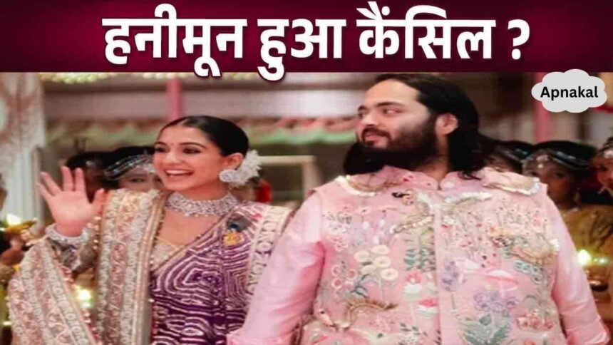 Anant Ambani and Radhika Merchant's honeymoon plans canceled after marriage