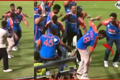 Virat Kohli And Rohit Sharma CRAZY Dance At Wankhede Winning Ceremony In Mumbai