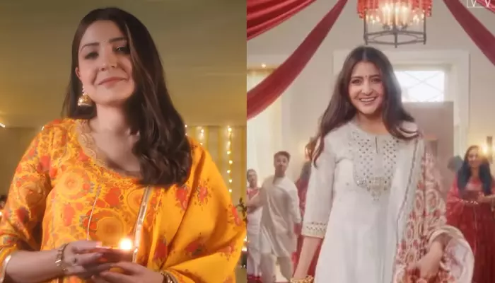 Anushka Sharma seen in festive ad, Virat's fans said 'Every house should have such a cute Bhabhi'