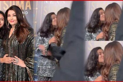 Aishwarya Rai Kisses Aaradhya Bachchan At SIIMA Award 2024 Function