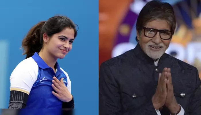 Amitabh Bachchan Excitedly Asks Manu Bhaker To Show Off Her Olympic Medal In 'KBC'