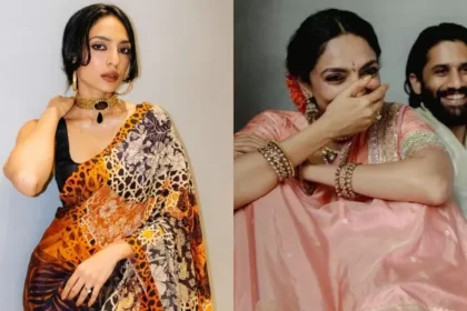 Sobhita Dhulipala showed her engagement ring in a saree, Naga Chaitanya's reaction caught attention