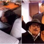 This footage of the actor sleeping on his father went viral rapidly