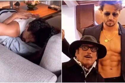 This footage of the actor sleeping on his father went viral rapidly