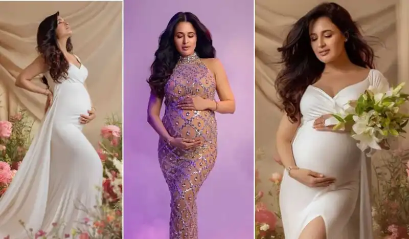 Yuvika Chaudhary's maternity shoot goes viral, she looks beautiful with baby bump, everyone including Gauhar Khan praises her