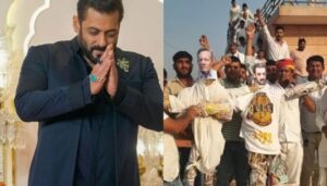 Bishnoi community burnt the effigies of Salman Khan and his father Salim Khan