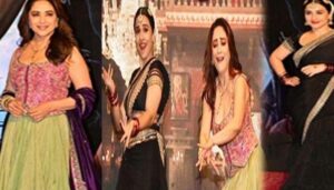 'Vidya Balan arrived as 'Manjulika' in black saree, Madhuri's green look is doom