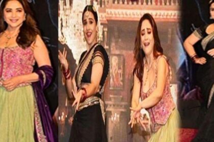 'Vidya Balan arrived as 'Manjulika' in black saree, Madhuri's green look is doom