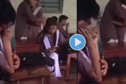 Boy and girl crossed all limits in the classroom, you will blush with shame after watching the video