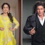 Juhi Chawla slapped Shahrukh Khan in anger, everyone was shocked