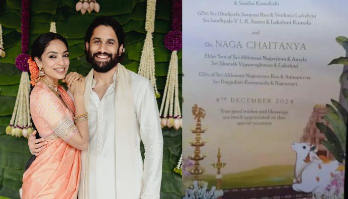 Naga Chaitanya and Shobhita's wedding card revealed, celebration will last for so many days