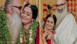 TV actress married a divorced Baba who was 11 years older, became a bride for the second time