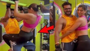 TV's Parvati Akanksha Puri's shamelessness, crossed limits in the gym with Bhojpuri star Khesari Lal