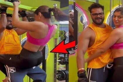 TV's Parvati Akanksha Puri's shamelessness, crossed limits in the gym with Bhojpuri star Khesari Lal