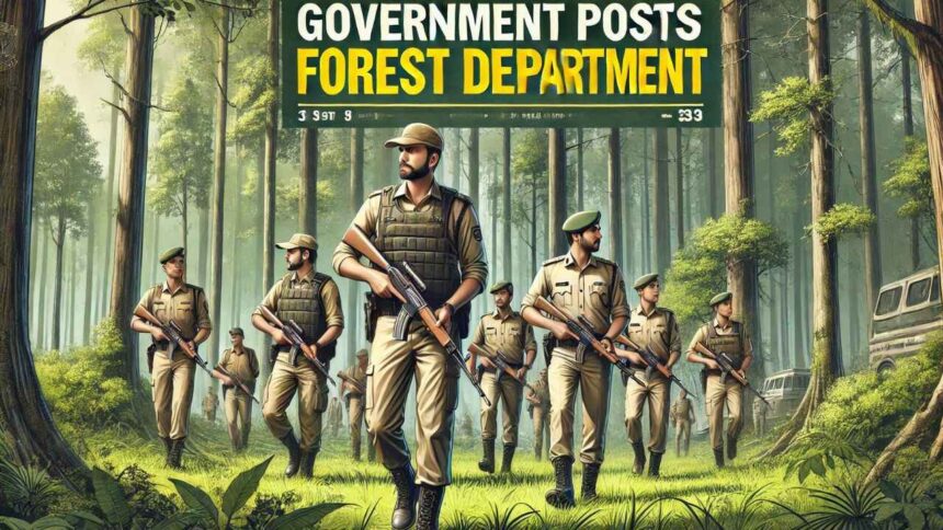 What are the government posts in the forest department