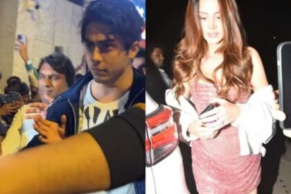 Aryan Khan added a touch of love to the New Year celebrations, party with rumored girlfriend Larissa Bonesi