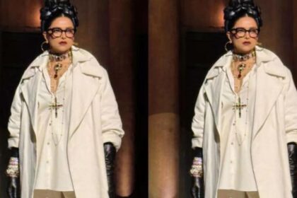 Deepika Padukone walked the ramp for Sabyasachi, copied Rekha in black glasses-bossy look!