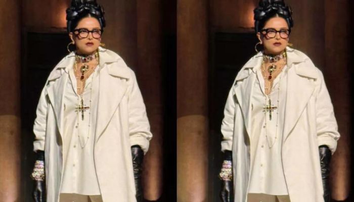 Deepika Padukone walked the ramp for Sabyasachi, copied Rekha in black glasses-bossy look!