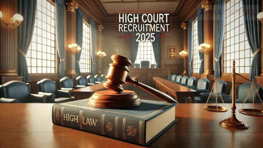 High Court Recruitment 2025