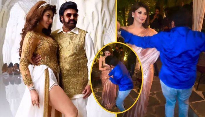 What did Nandamuri Balakrishna do while dancing with Urvashi Rautela that he started trolling