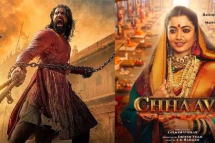 Which sequence of Vicky Kaushal and Rashmika Mandanna caused uproar in Chhaava