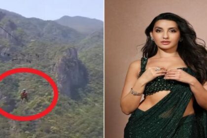 Nora Fatehi lost her life in bungee jumping accident. This is the truth of the viral video