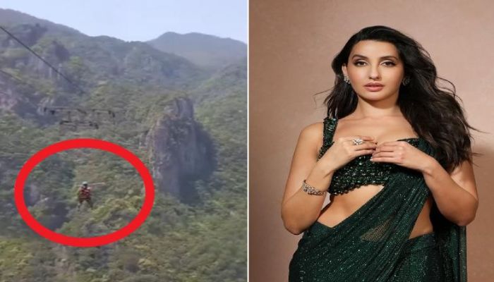 Nora Fatehi lost her life in bungee jumping accident. This is the truth of the viral video